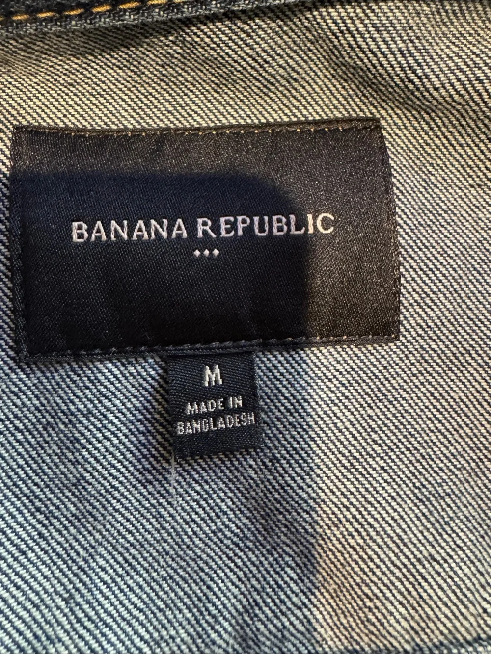Banana Republic Medium Wash Classic Denim Jacket Men's Size M